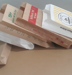 Túi bánh mỳ đáy dẹp có hông